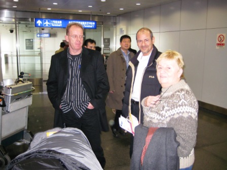 Ingrid, Uwe und Klaus in Peking
