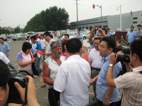 Ankunft von Roland in Changchun