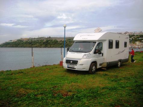 Campingplatz Caravaning International an der Lagune von Moulay Bousselham