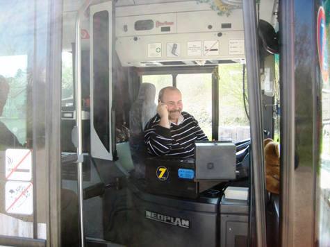 Der freundliche Busfahrer in berlingen