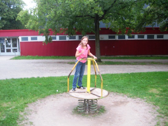 Spielplatz war an unserem bernachtungsplatz dabei.