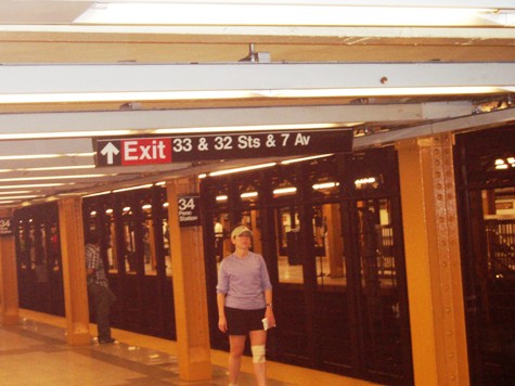 Im U-Bahn Tunnel